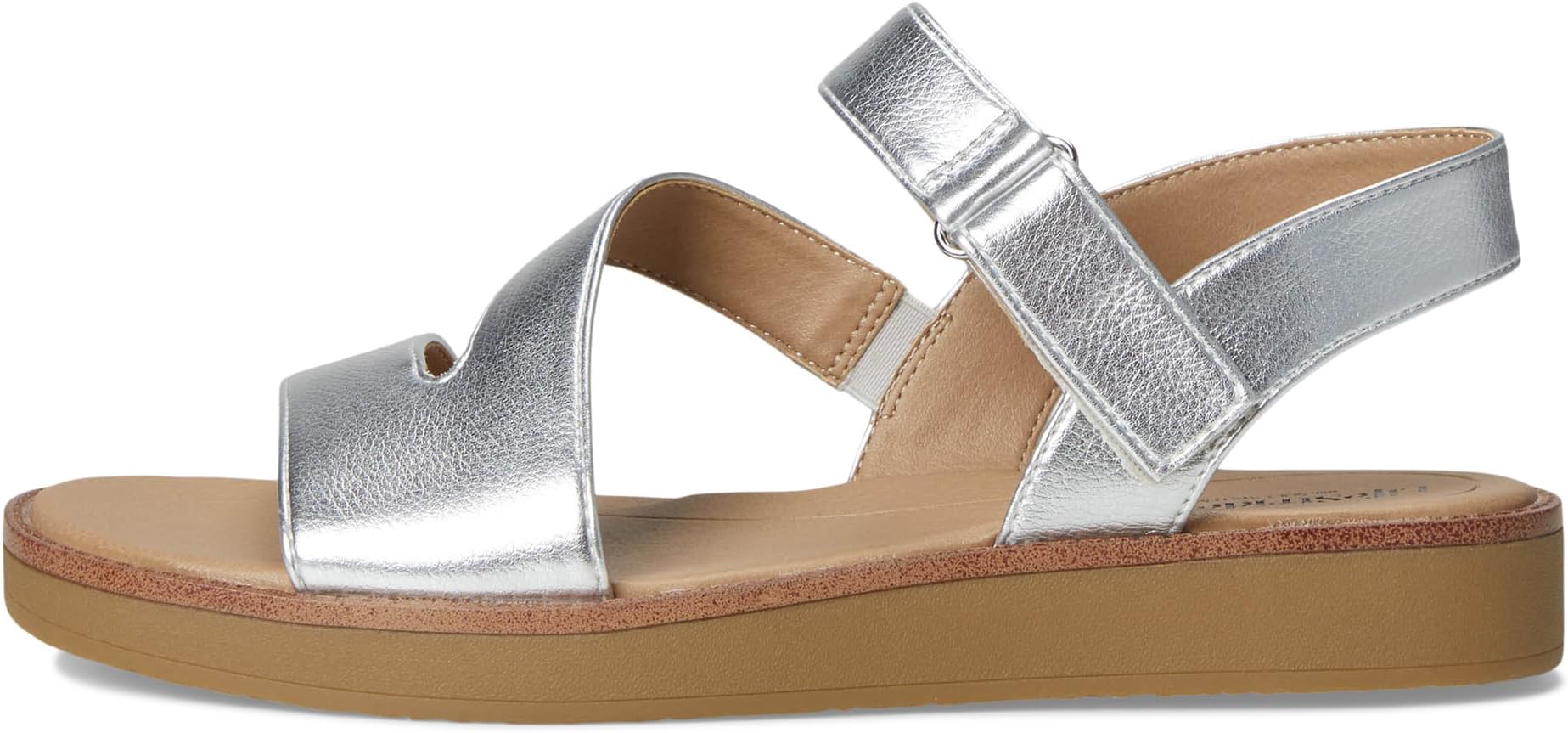 Сандалии LifeStride Waverly Sandals, цвет Silver Faux Leather — фото 4