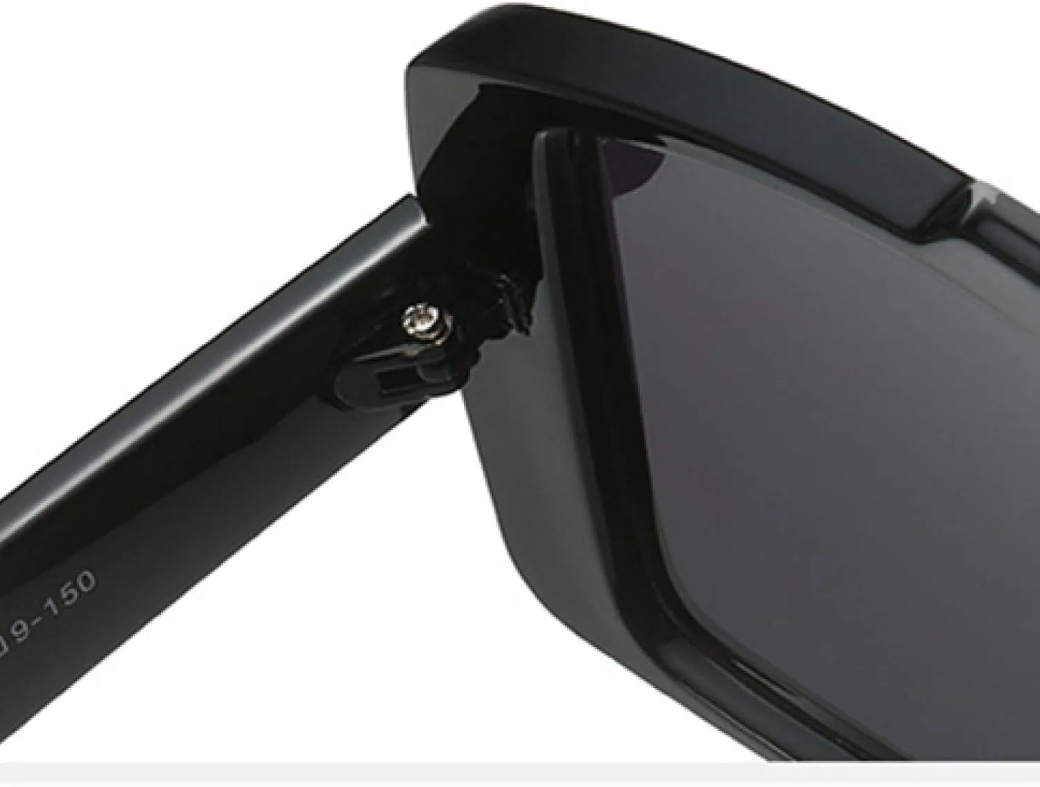 

Винтажные солнцезащитные очки в крупной оправе для женщин и мужчин, с градиентным переходом цвета, в стиле панк, с защитой от УФ-излучения UV400 UATXTAU, Black-gray