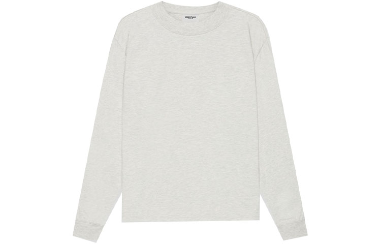 Футболка с длинным рукавом Fear Of God Essentials, цвет овсяный — фото 3