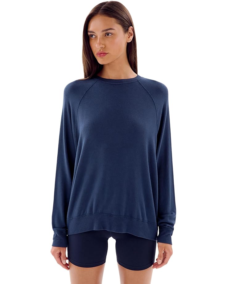 

Толстовка Splits59 Andie Oversized Fleece Sweatshirt, цвет Indigo