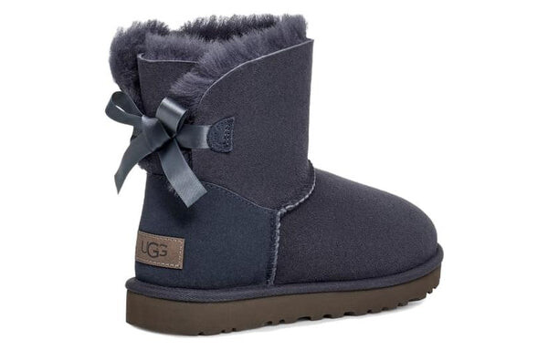 Кроссовки mini bailey bow ii 'eve blue' Ugg, синий — фото 4