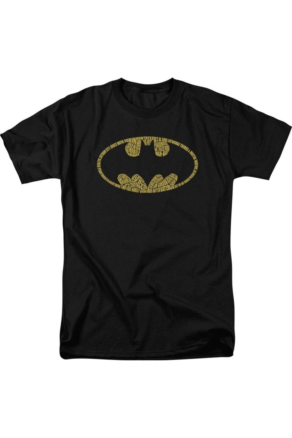 

Футболка с коротким рукавом и логотипом Batman Word для взрослых Gildan, черный