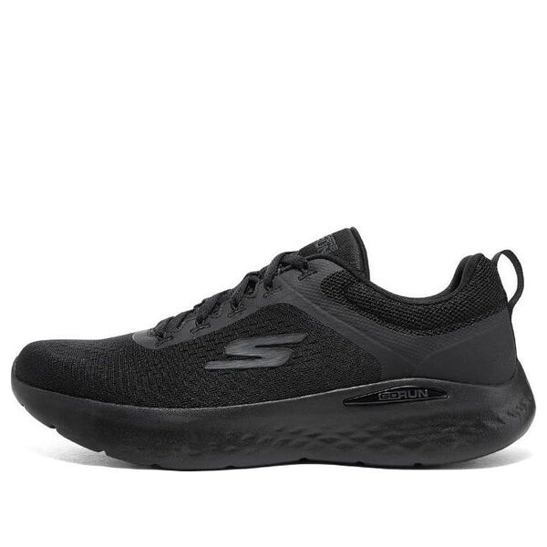 

Кроссовки go run lite 'pure black' Skechers, черный