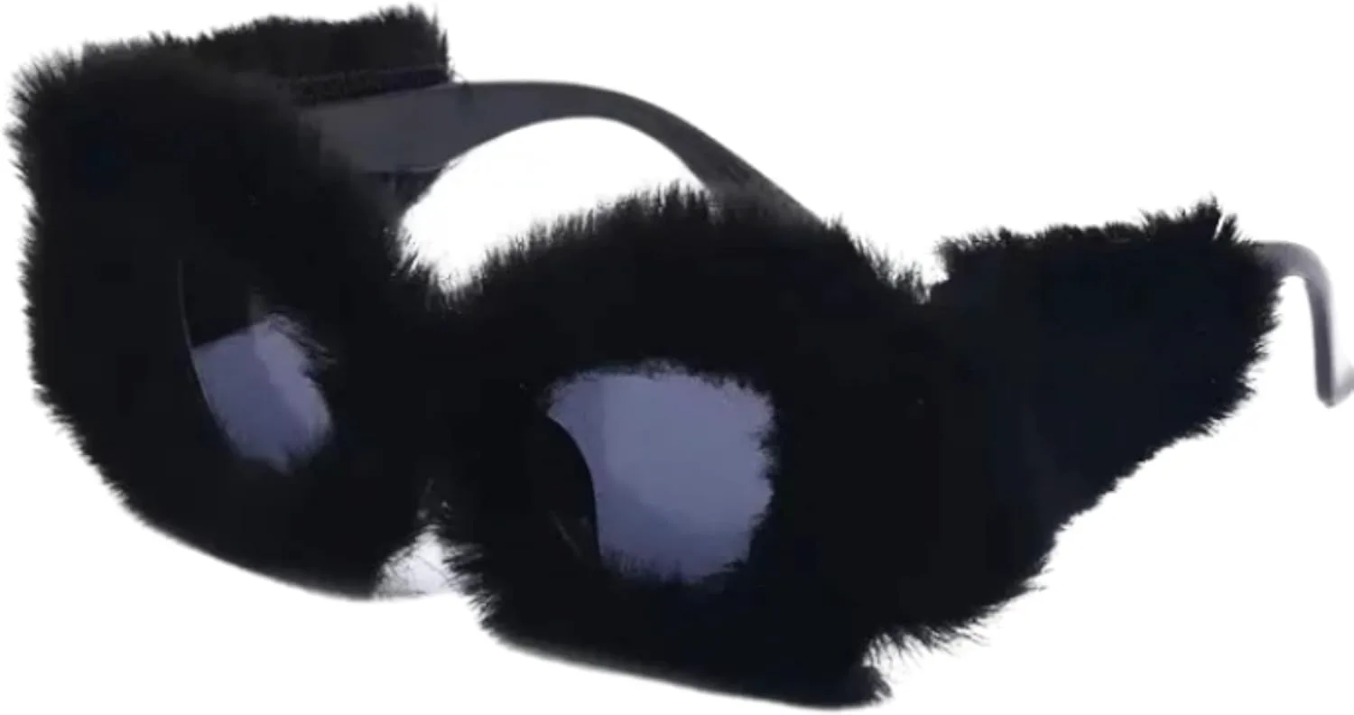 

Солнцезащитные очки Y2K для женщин, модные, в стиле «кошачий глаз», поляризованные, с мягкими линзами - Кэтлин SC Sapphire Gorgeous Skin Collection, Black