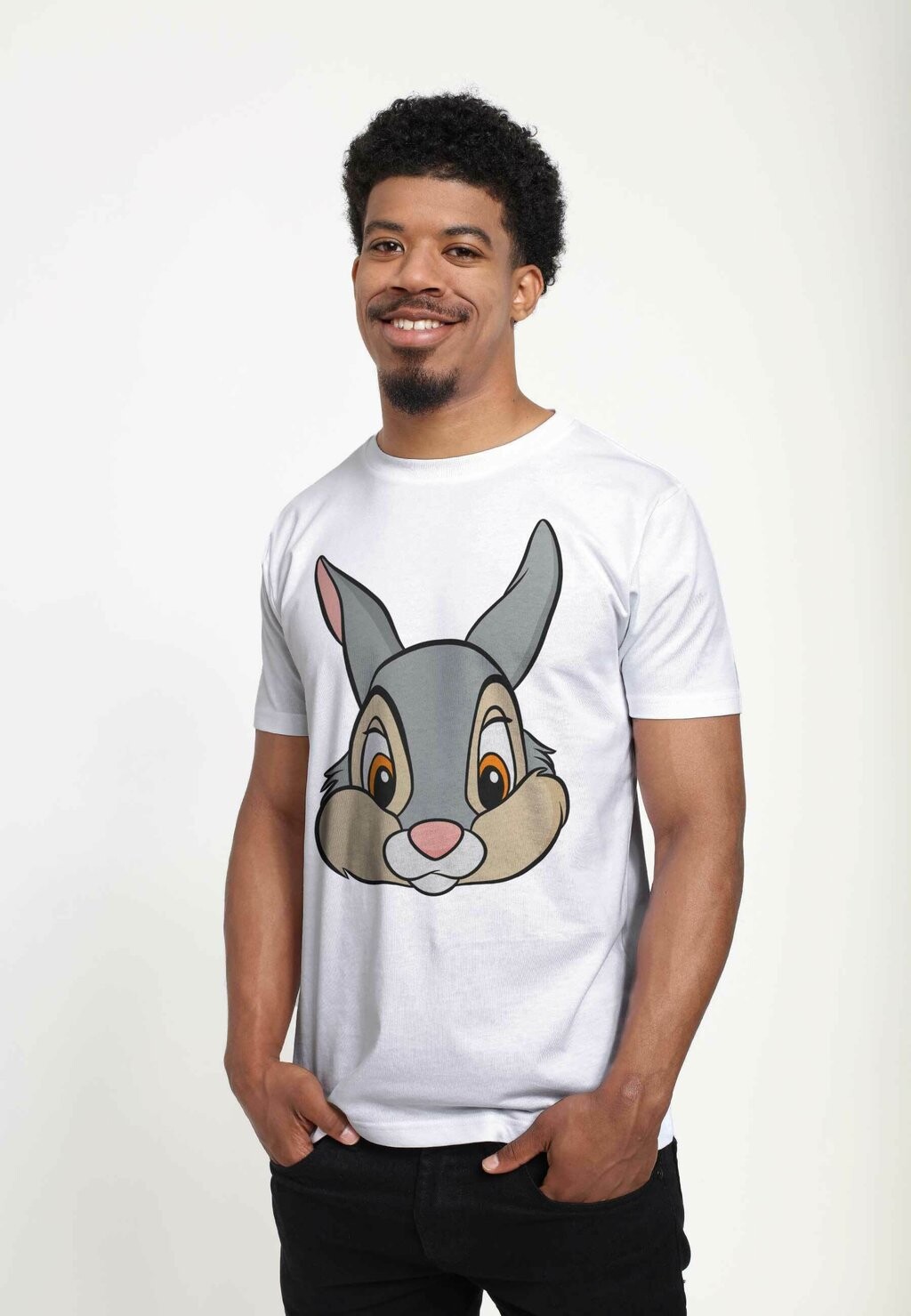 

Футболка с принтом BAMBI THUMPER BIG FACE UNISEX Disney, белый