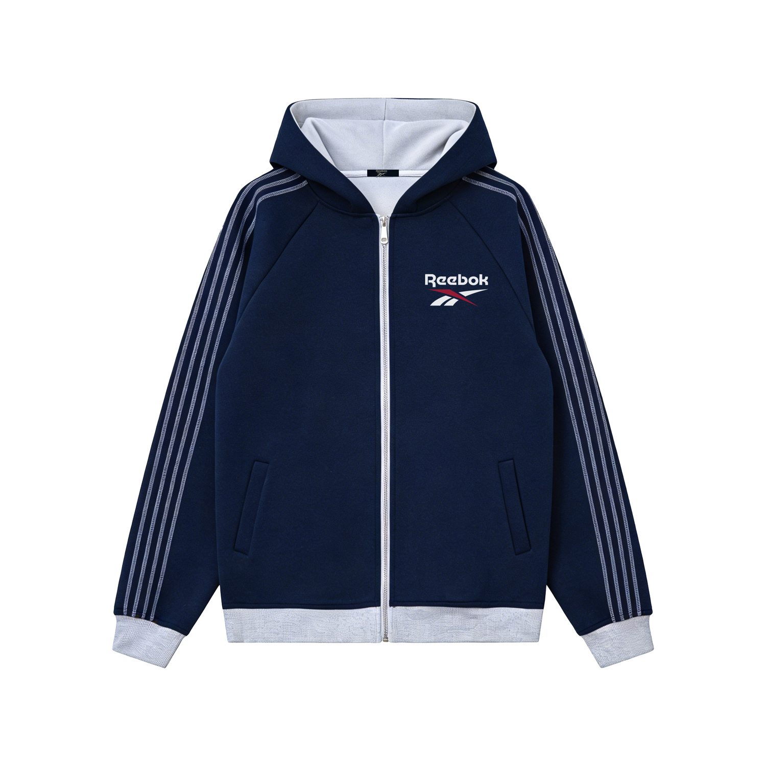 

Толстовка Unisex Hooded Moderate Heavyweight Reebok, темно-синий