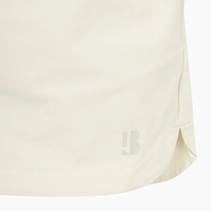 Детские шорты из синтетической ткани цвета айвори от Benetton Kids — фото 4