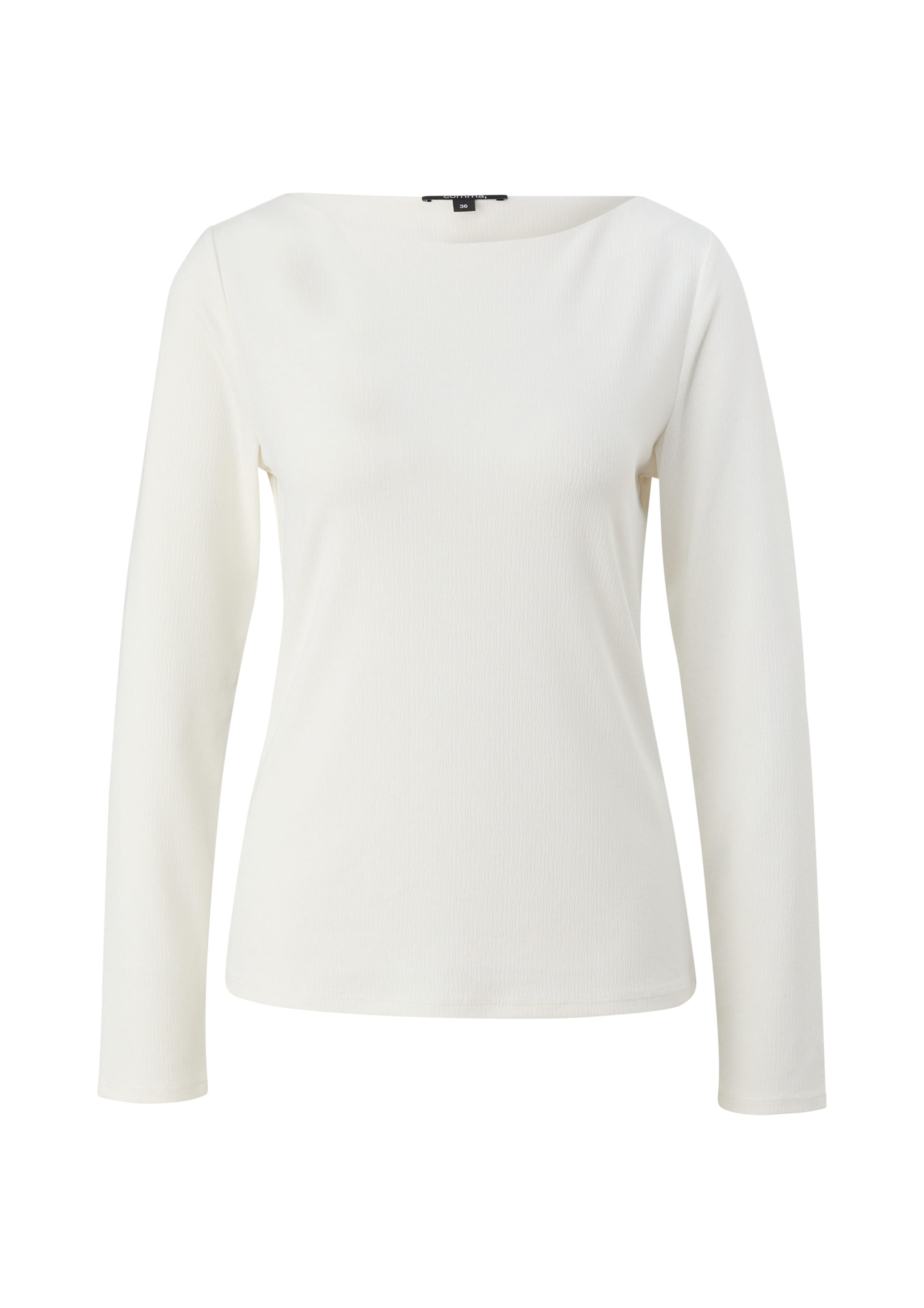 

COMMA Лонгслив в белом цвете