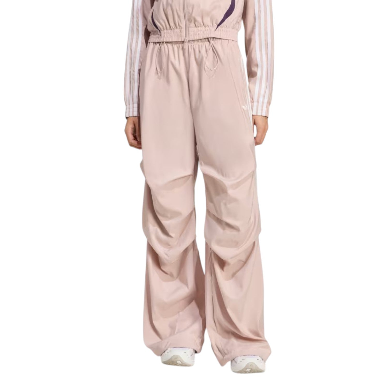 (WMNS) Спортивные брюки Adidas Adilenium Season 4 Teamgeist Ruffle Track Pants 'New Rose' — фото 2