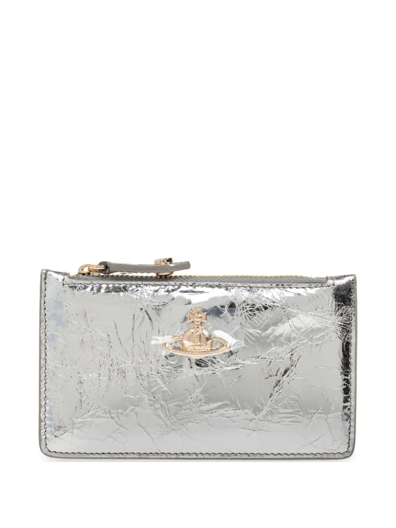 

Кожаный кошелек Vivienne Westwood, серебристый