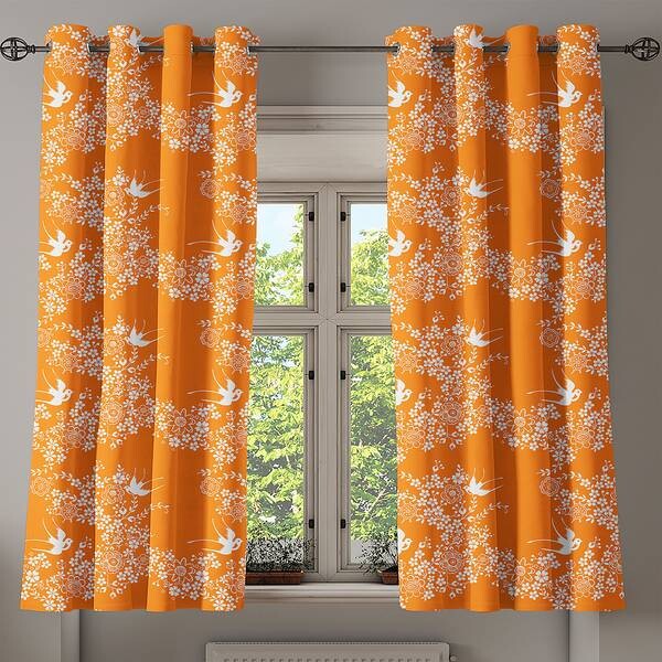 

Занавеска с люверсами Abakuhaus Dove 2 шт, 280x175x0,5 см цвет marigold weiß