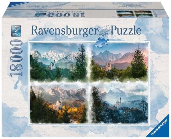 

Пазл Ravensburger, Замок Нойшванштайн, 18 000 шт.
