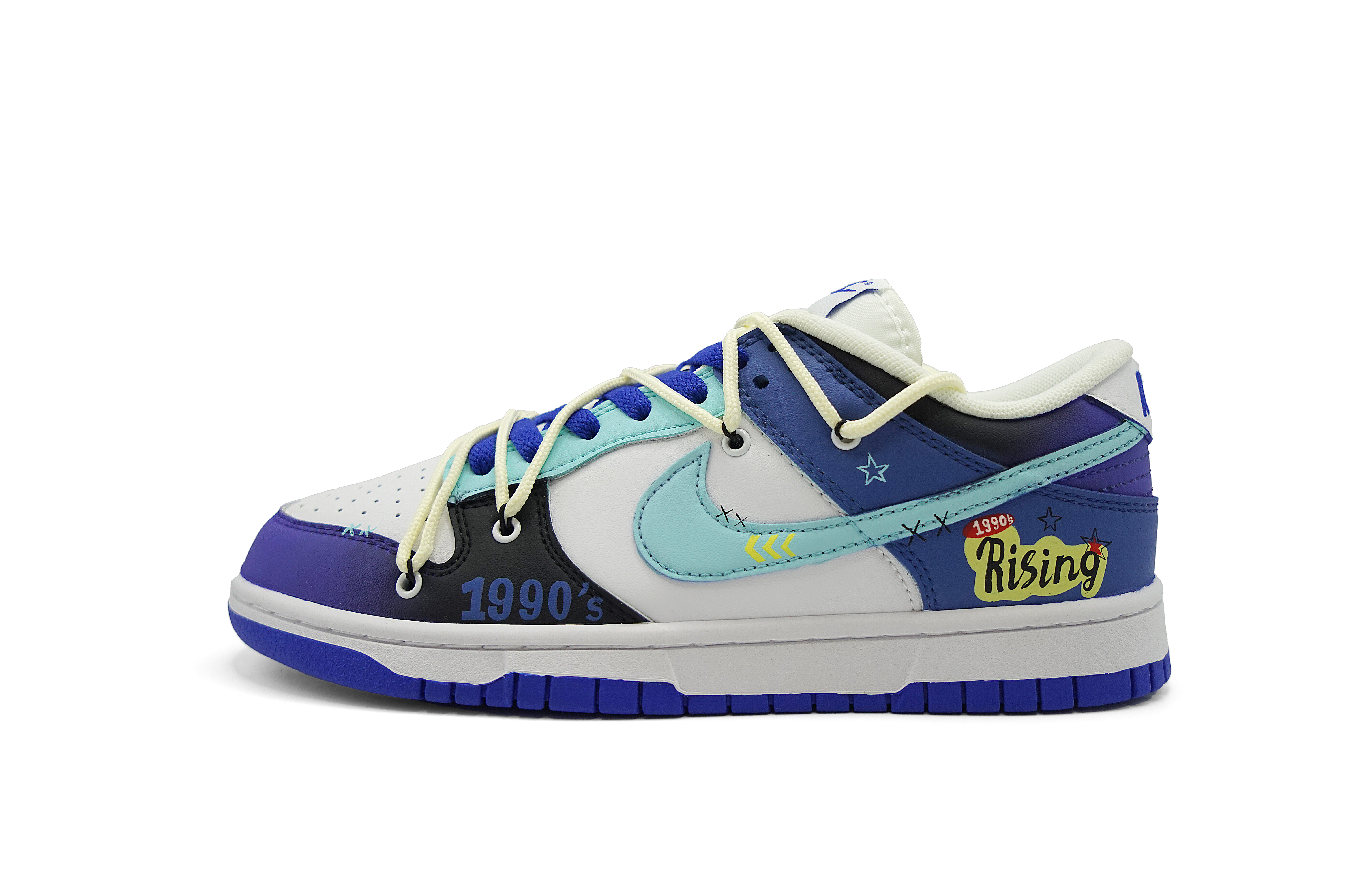 

Кроссовки Nike Dunk Skateboarding Shoes Men Low-top Blue, цвет Dodger Blue