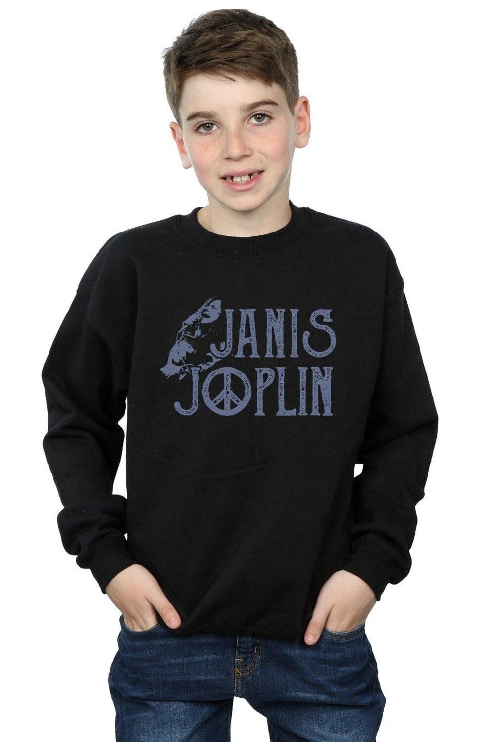 

Тип Толстовка с логотипом Janis Joplin, черный