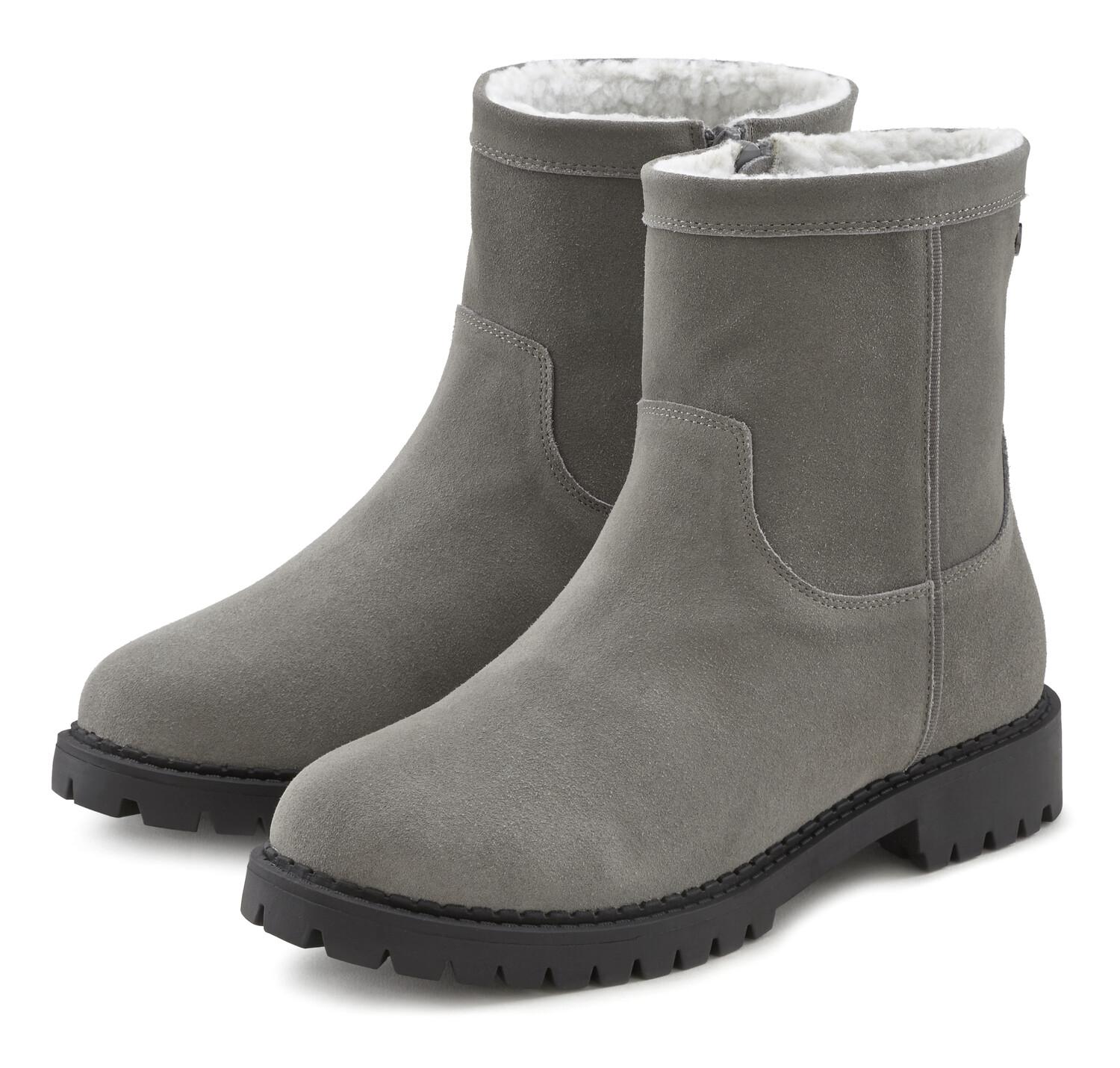 

Ботинки LASCANA Stiefel, серый