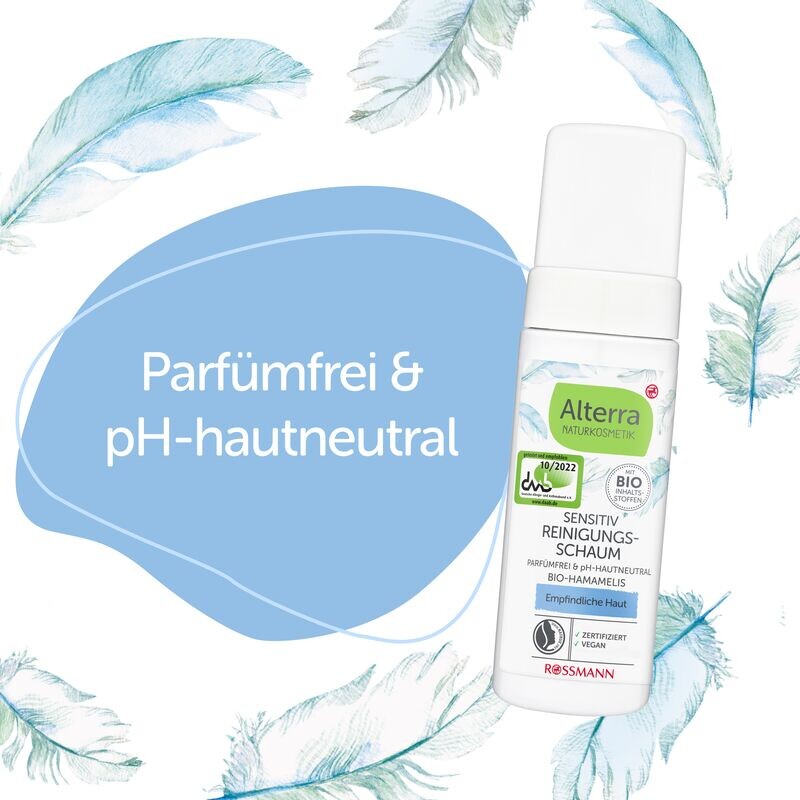 Гель для умывания Alterra NATURKOSMETIK — Чувствительная чистящая пена, 150 мл — фото 4