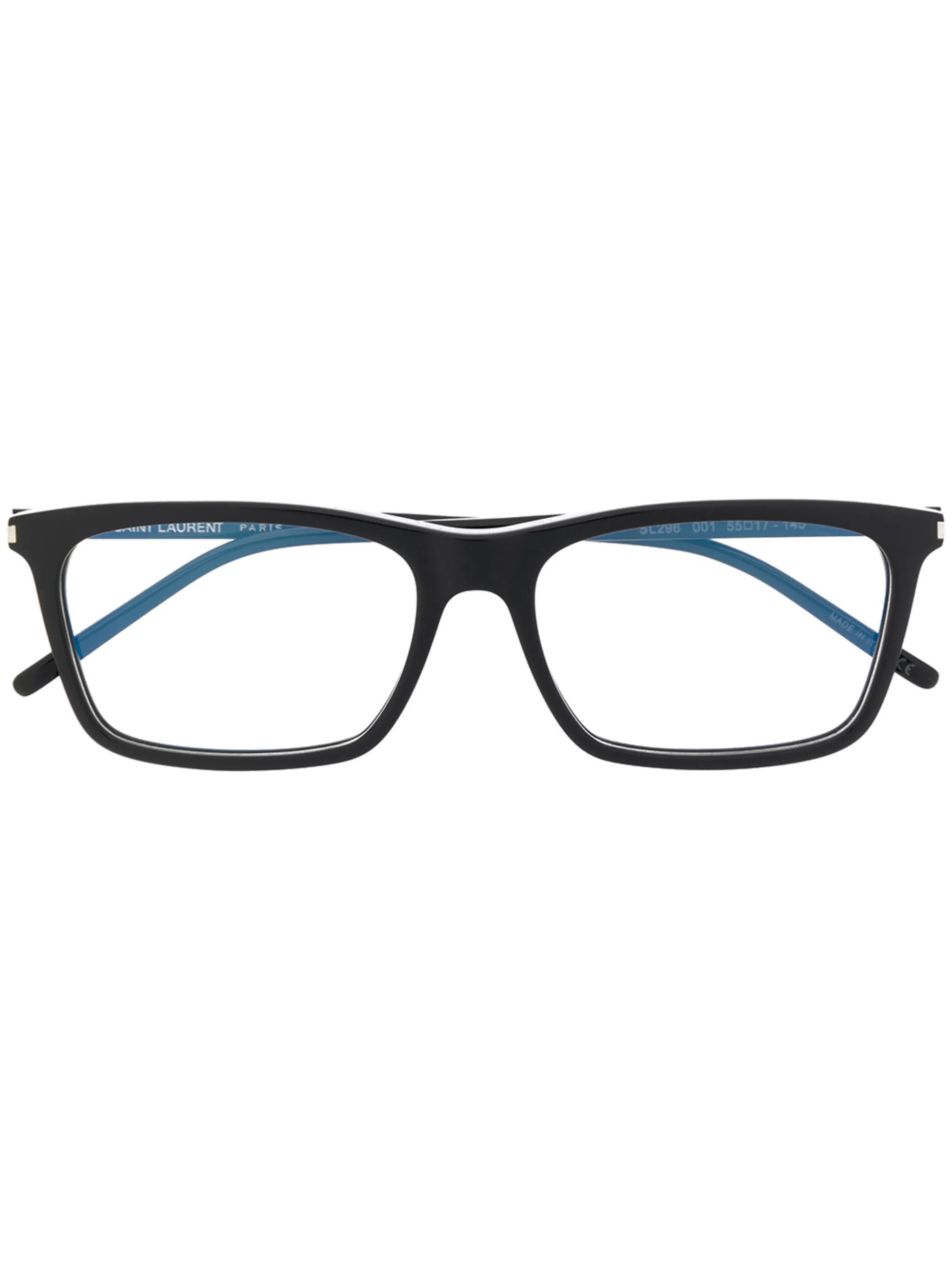 

Очки в квадратной оправе Saint Laurent Eyewear, черный