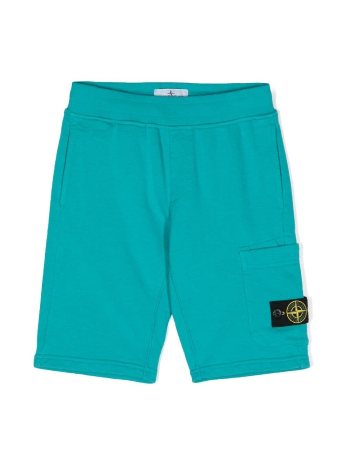 

Stone Island Junior спортивные шорты с нашивкой Compass, синий