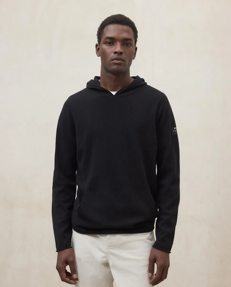 

Мужской свитшот с капюшоном и карманом-кенгуру Ecoalf, черный