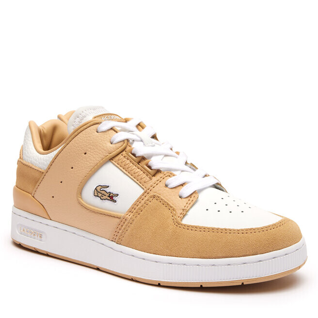 Кроссовки Lacoste Court Cage 747SFA0105 Lt Brw/Wht BW8, коричневый — фото 2