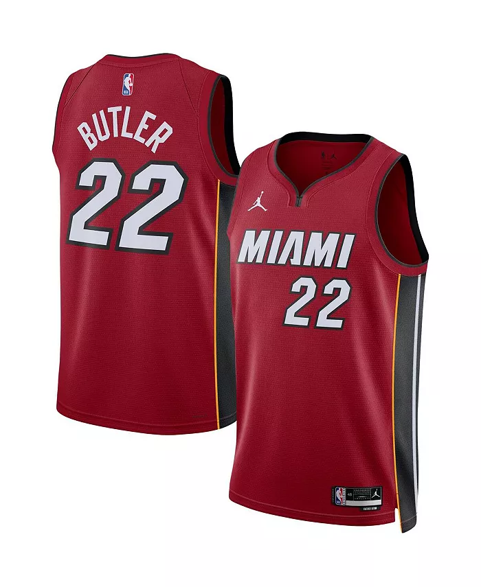 

Мужская и женская баскетбольная майка Jimmy Butler Miami Heat Swingman Nike, красный