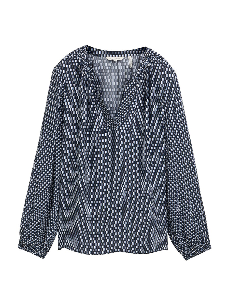 

Блуза TOM TAILOR, цвет Navy/Royal blue