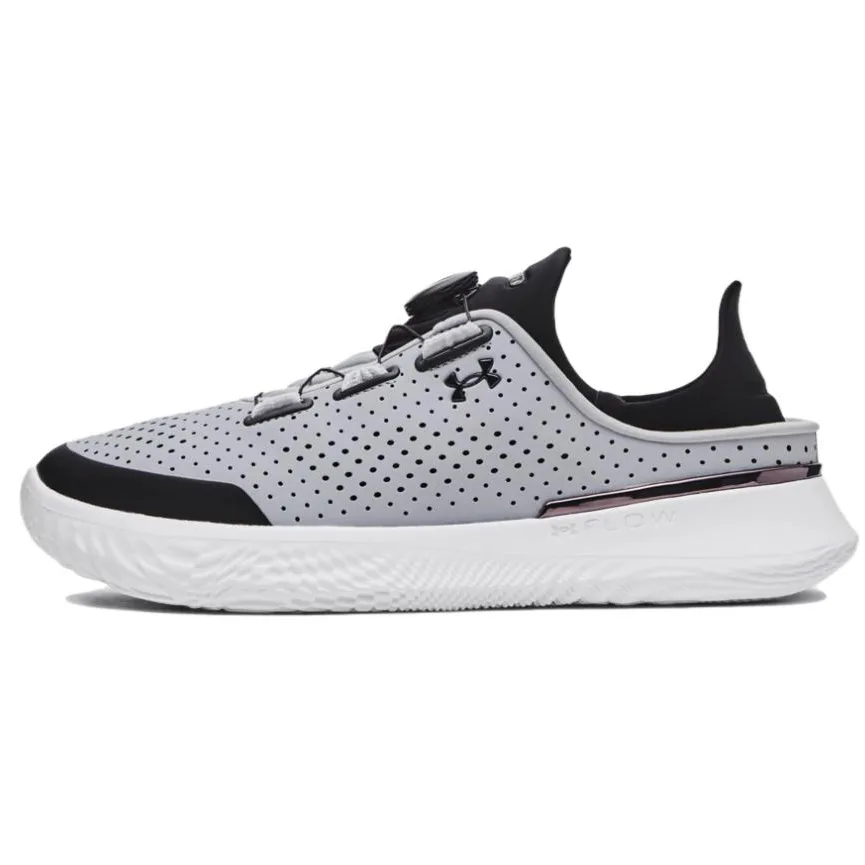 SlipSpeed Comfortable Cushioning Abrasion Resistant Cushioning, Wear Resistant Low top Training Shoes Under Armour, черный серый