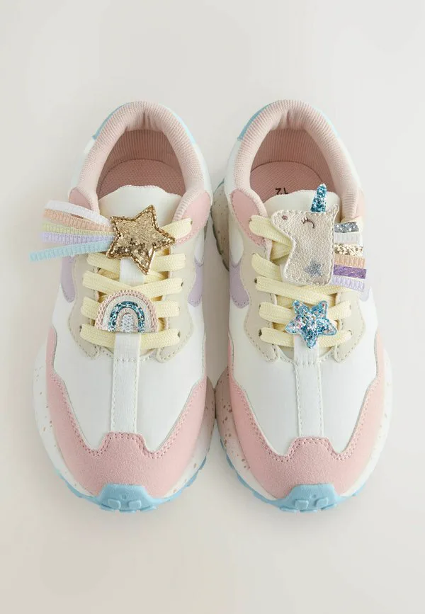 Массивные кроссовки стандартного размера Next, Pink Pastel Unicorn — фото 2