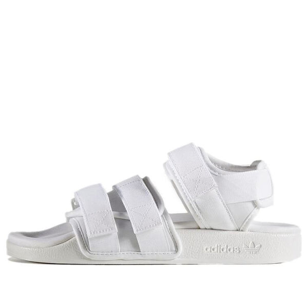 Сандалии оригиналы adilette sandal легкие удобные спортивные сандалии Adidas, белый