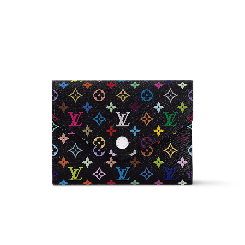 

LOUIS VUITTON Кошелек Victorine от Takashi Murakami черный разноцветный