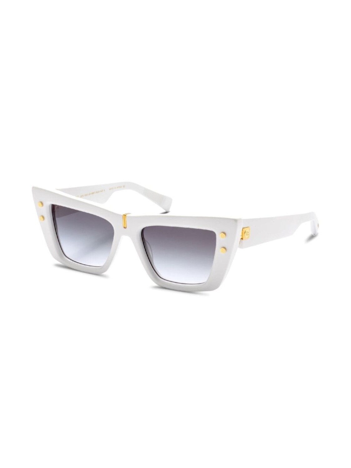 

Balmain Eyewear солнцезащитные очки B-Eye в оправе 'кошачий глаз', белый