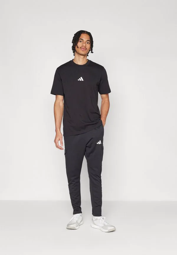 Брюки от спортивного костюма tiro cargo Adidas Sportswear, Black/White — фото 2