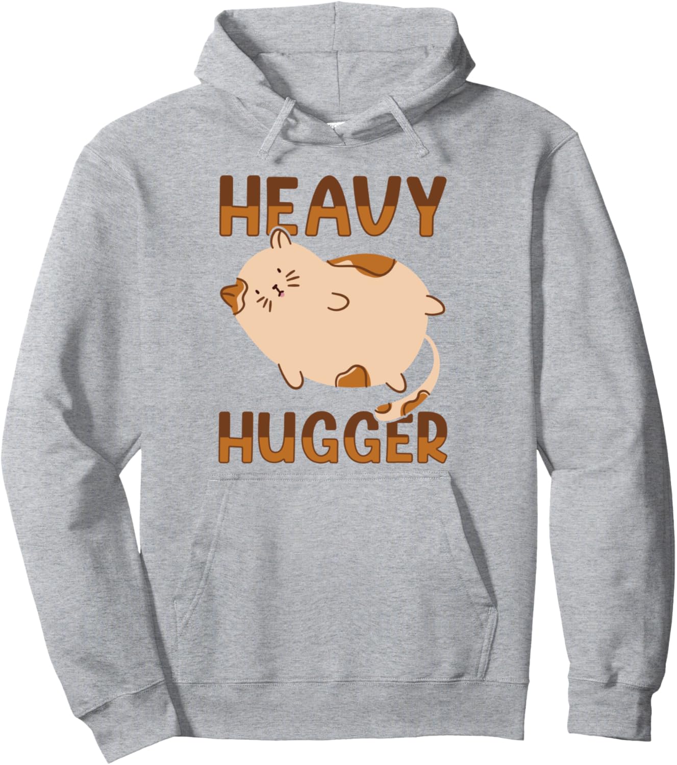 

Мем про толстую кошечку, котенок, мяу, пухленькая толстовка с котом Chunk Cat Shirt, серый