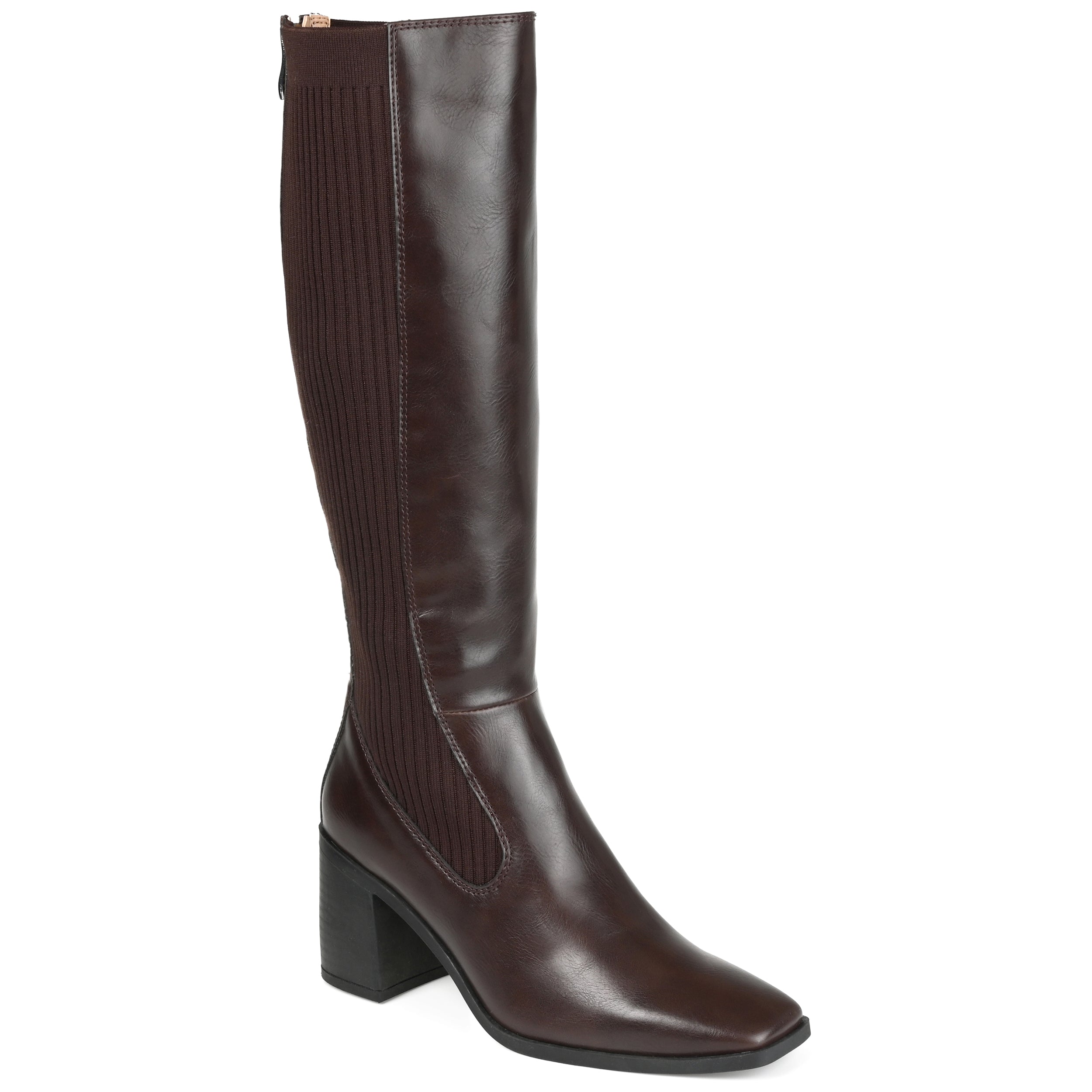 Journee Collection Женские сапоги Winny с комфортной пеной, коричневый