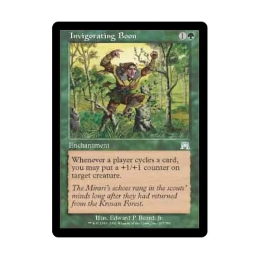 

CCG Бодрящий дар (U) (фольга), MTG - Onslaught