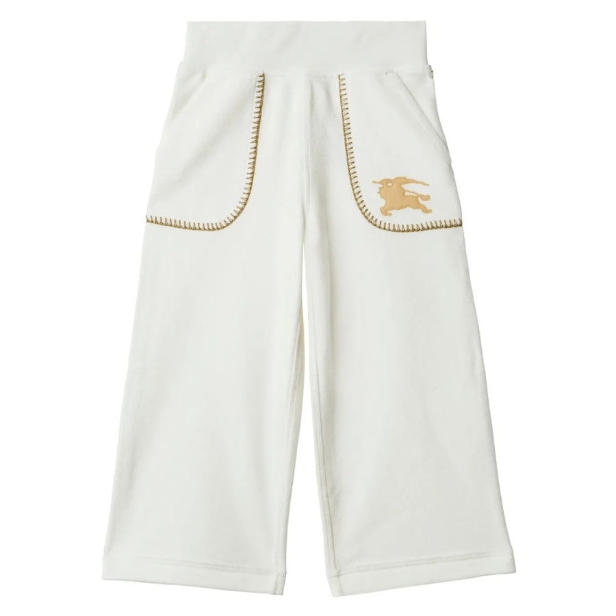 

Брюки спортивные Burberry Kids EKD Aubrey, размер 10Y, Salt