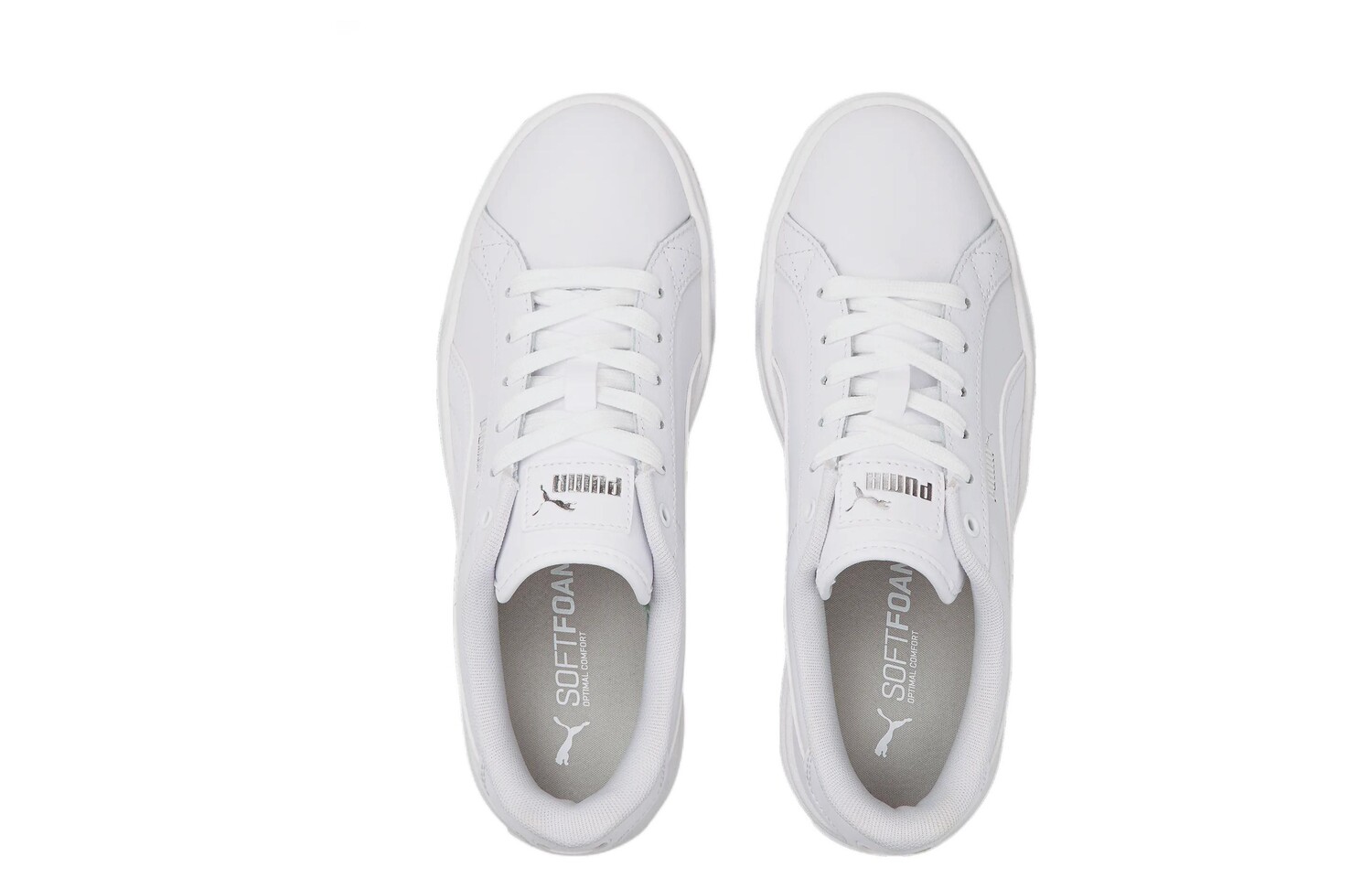 Кроссовки PUMA Karmen Leather 'White' Women's — фото 2