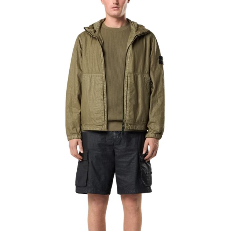 Куртка и пальто Unisex SS26 STONE ISLAND, army зеленый — фото 4