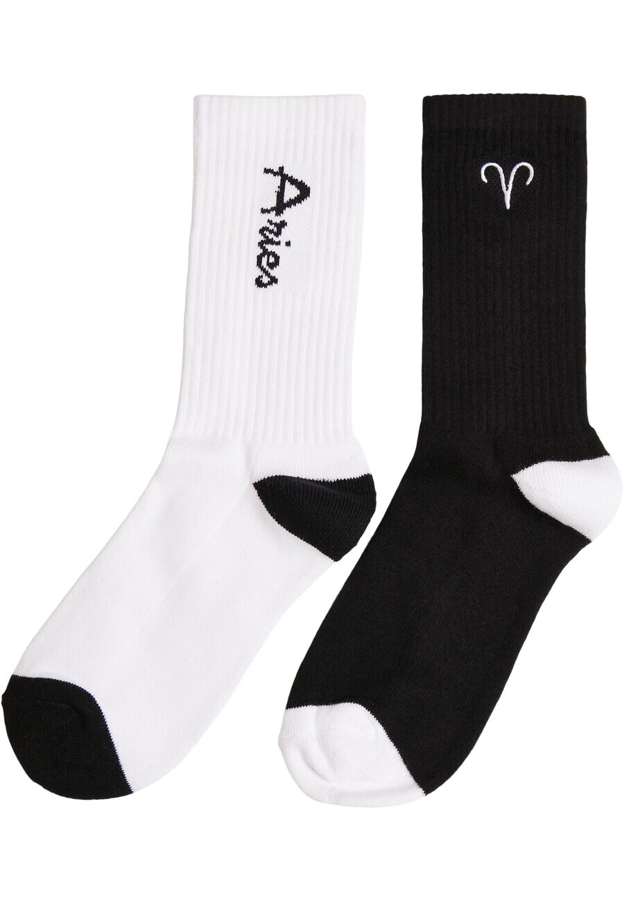 

Носки Mister Tee Socks Zodiac, черный/белый