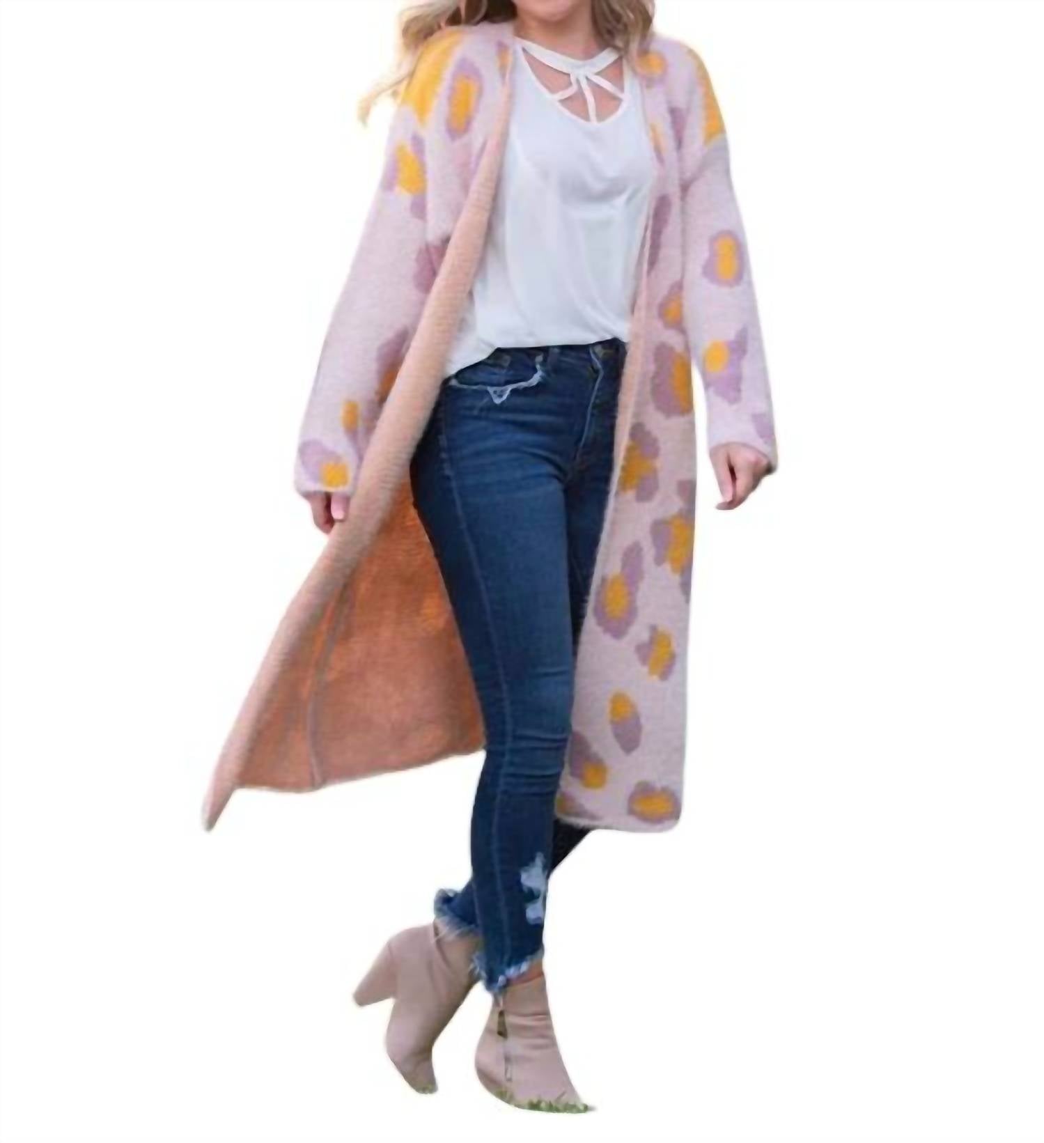 

Кардиган Uptown Mohair в розовом цвете Southern Grace