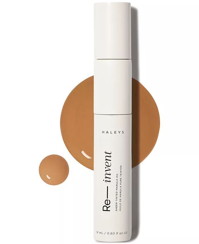 

Изобретите заново прозрачное тонированное масло марулы, 0,6 унции Haleys Beauty, цвет Light - Neutral