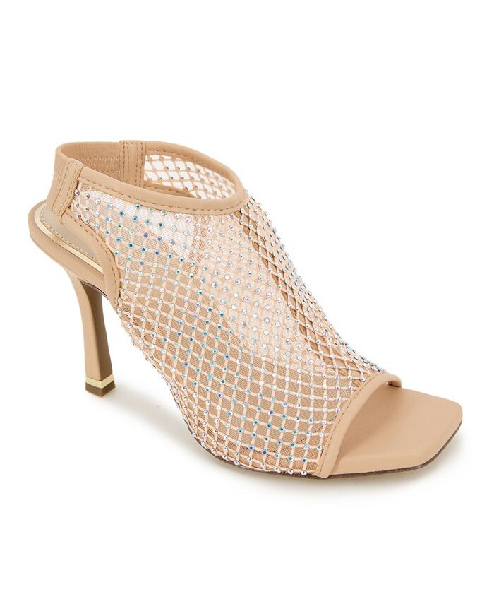 Женские туфли на каблуке Hayley Jewel с открытой пяткой Kenneth Cole New York, тан/бежевый