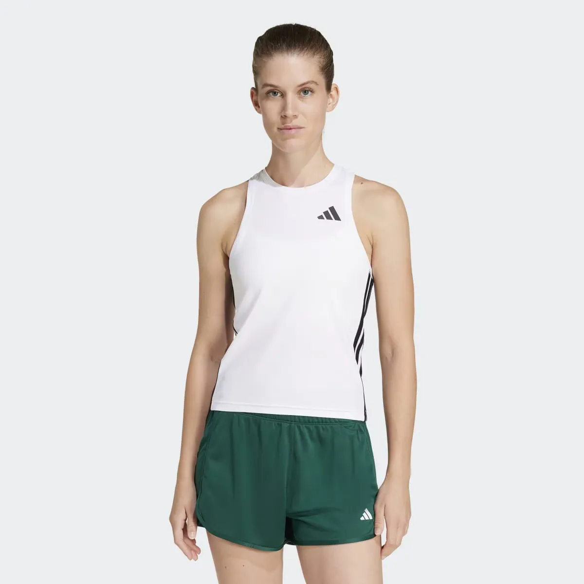 

Женская тренировка Train Essentials 3 полоски Майка Adidas, белый