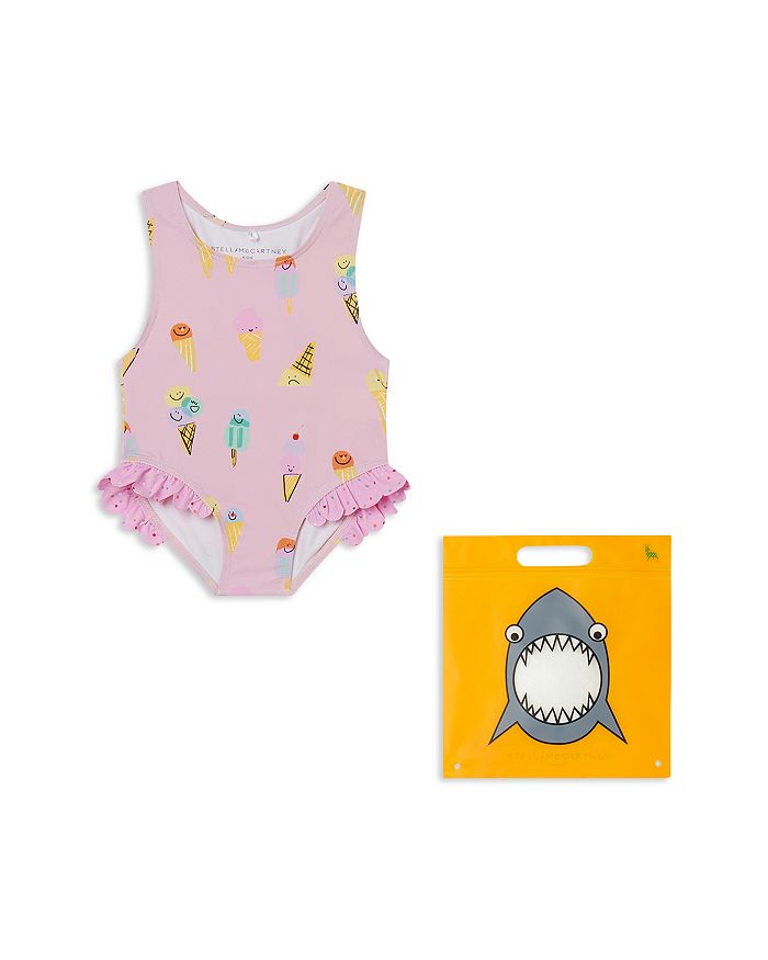 

Детский купальник "Ice Cream" для девочек Stella McCartney, розовый
