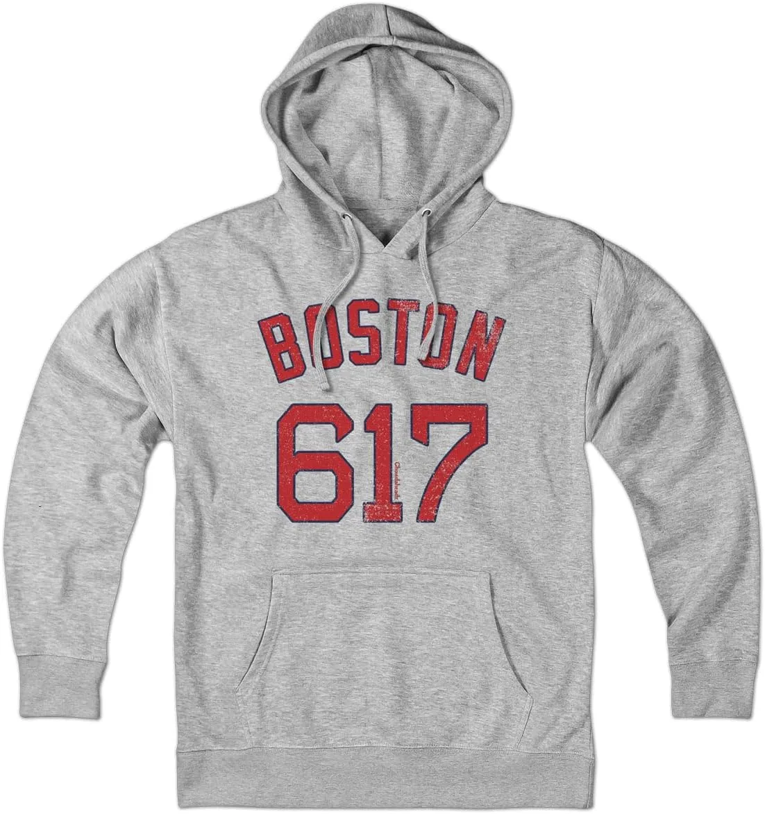 

Chowdaheadz Boston 617 худи — унисекс пуловер из мягкого хлопкового микса