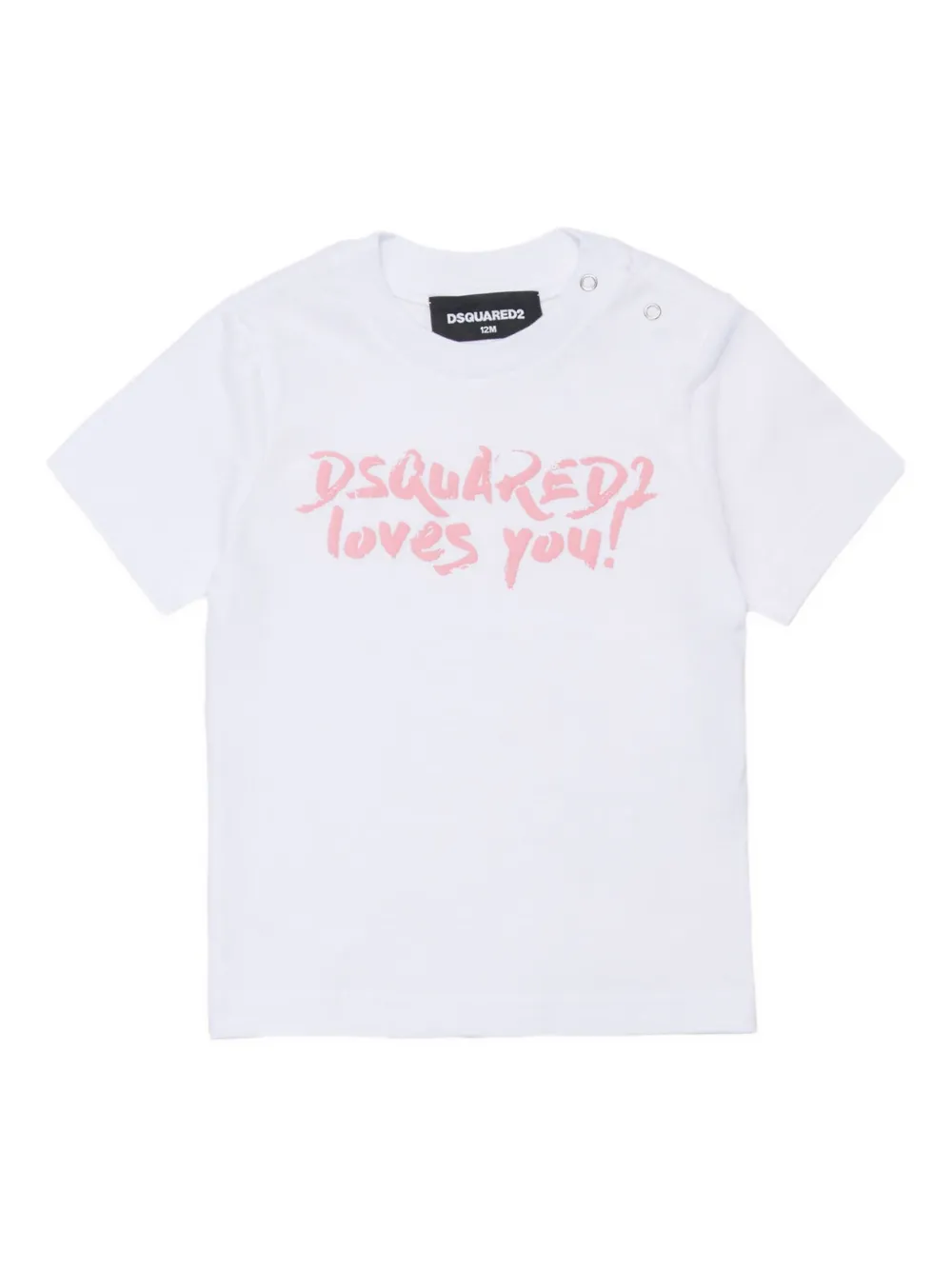 

Футболка с принтом DSQUARED2 KIDS, белый