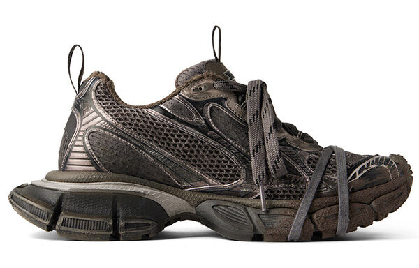 Кроссовки 3xl sneaker worn out sneakers 'brown mesh and polyurethane' Balenciaga, коричневый — фото 2