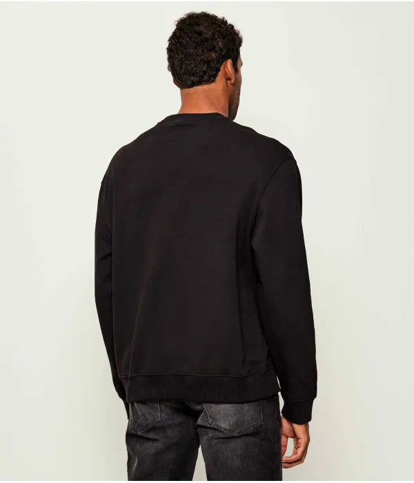 Махровая толстовка Regular fit Calvin Klein, черный — фото 3
