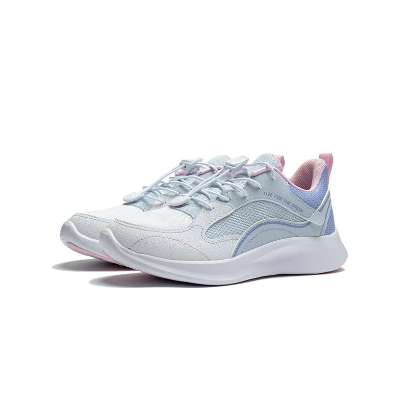 Кроссовки LINING YOUNG Sports Life Collection Kids Lifestyle Shoes GS Low-top Standard White/prin Blue/river Blue, синий — фото 3
