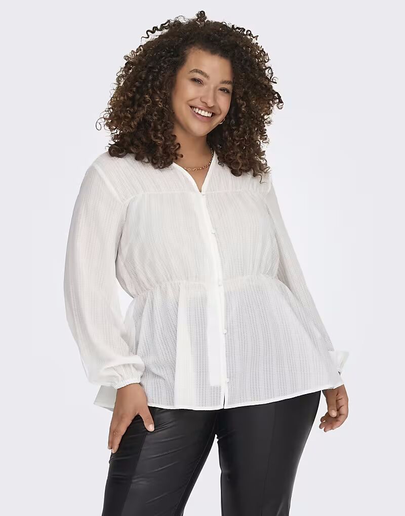 

ONLY Curve Top в белом цвете